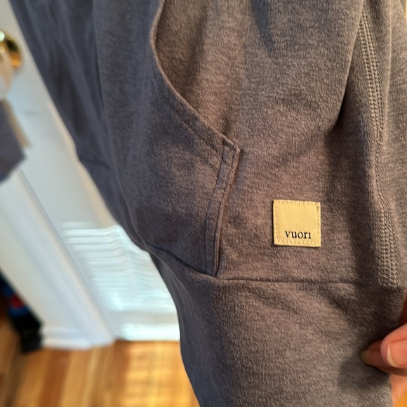 VUORI HALO PERFORMANCE HOODIE 2.0 BLUE QUARTZ HEATHER - Picture 4 of 4